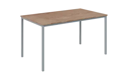 JPT 140 Jídelní stůl 1394 x 800 mm, deska dub bardolino / podnož stříbrná